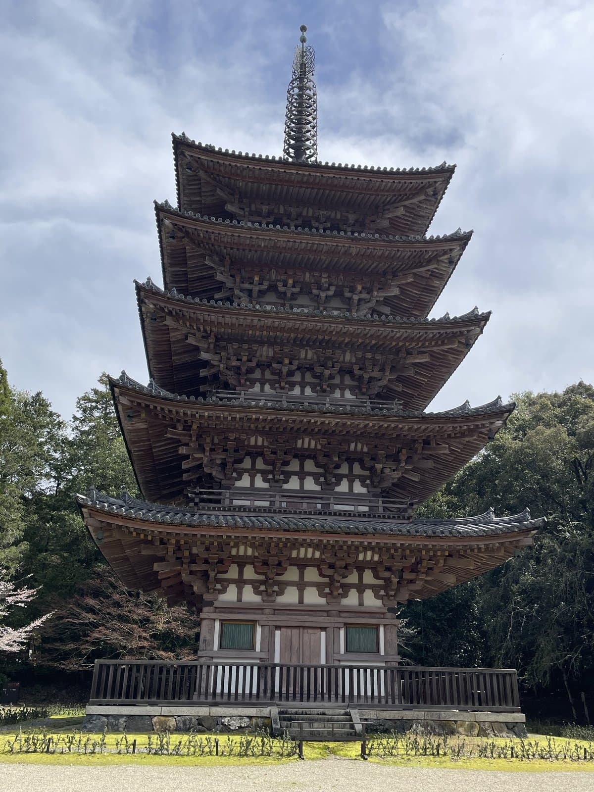醍醐寺の五重塔、なかなか👀