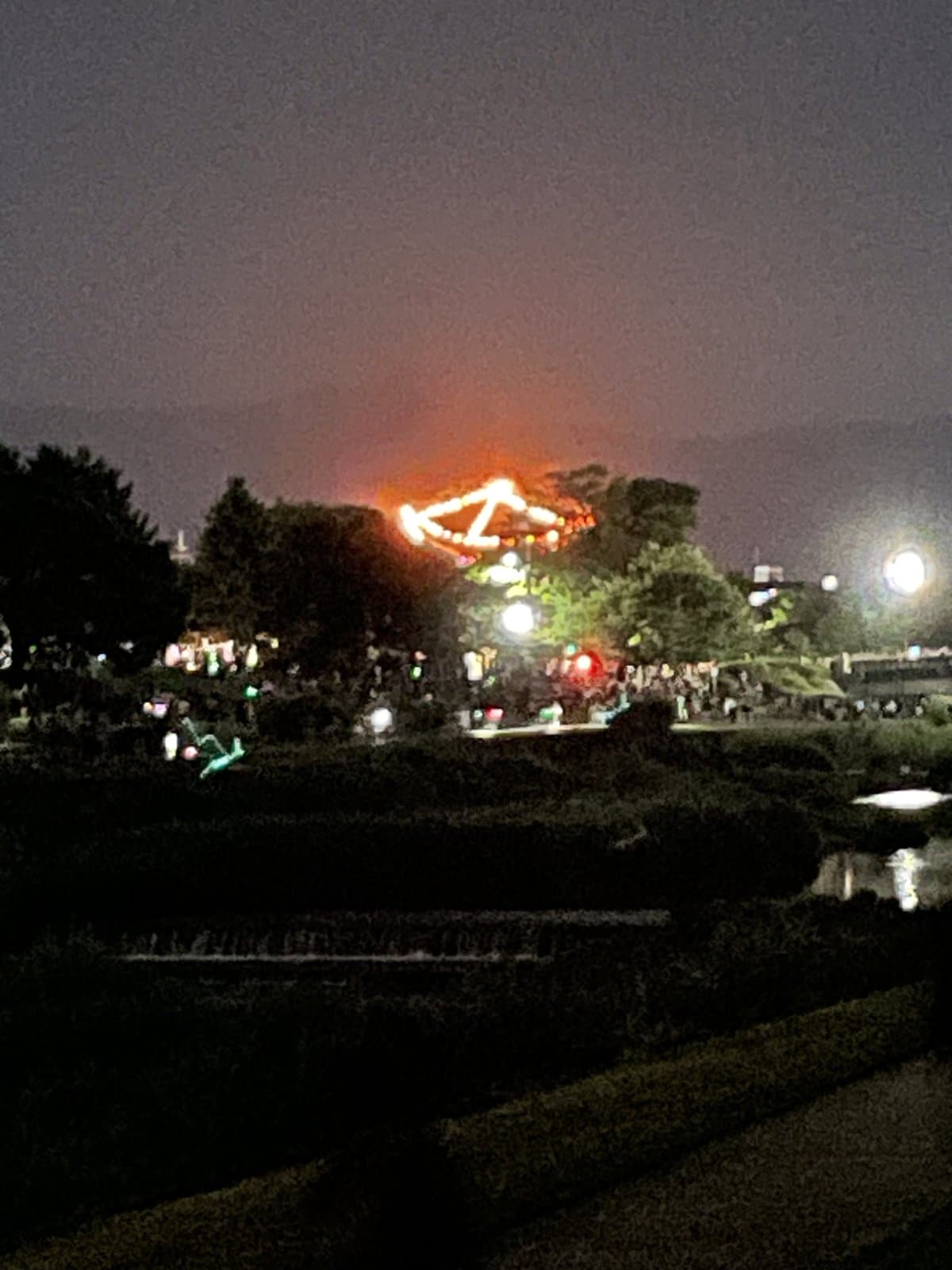 五山の送り火🔥